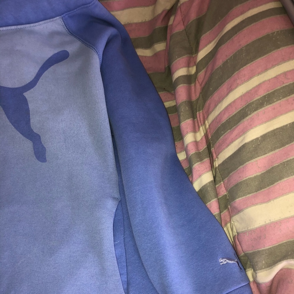 Purple puma hoodie